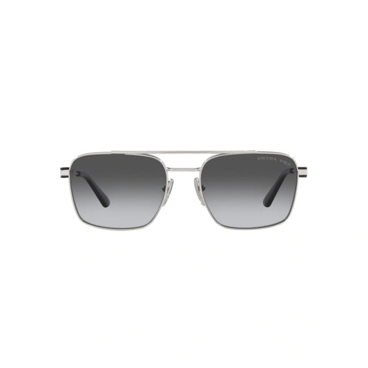 Gafas de sol estilo aviador Prada para hombre, en degradado gris
