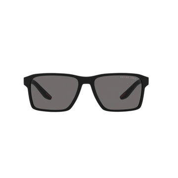 Prada Men's Rectangle Sunglasses, Dark Gray Polarised