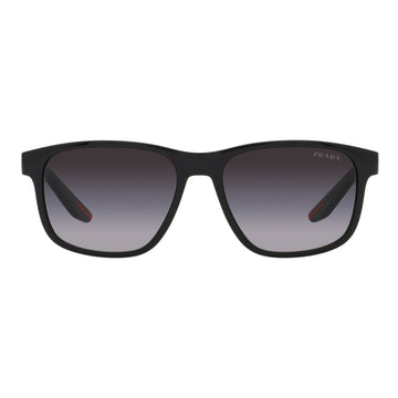 Prada Men's Square Sunglasses, Gray Gradient