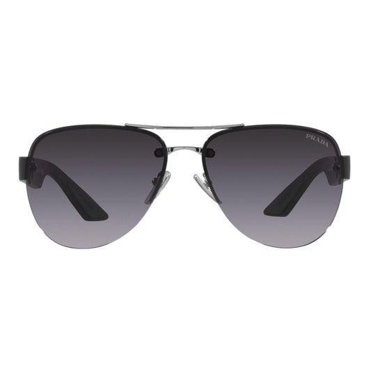 Gafas de sol estilo aviador Prada para hombre, en degradado gris