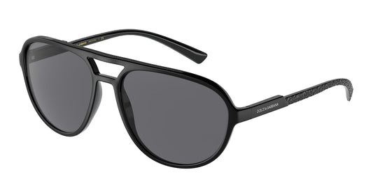Dolce & Gabbana Men's DG6150 Pilot Solid Color Sunglasses - Curacao