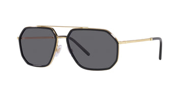 Dolce & Gabbana Men's DG2285 Pilot Solid Color Sunglasses