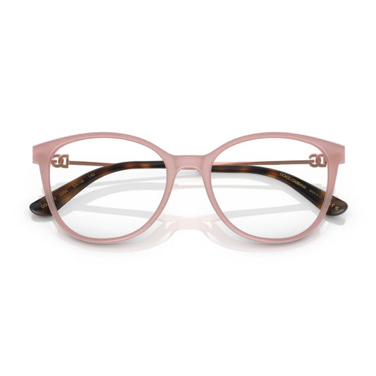 Gafas de sol Dolce &amp; Gabbana con forma de mariposa para mujer, color rosa ópalo