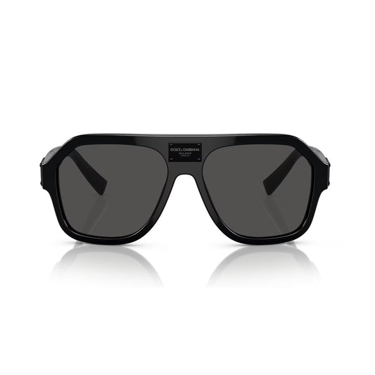 Dolce & Gabbana Men's DG4433 Pilot Solid Color Sunglasses