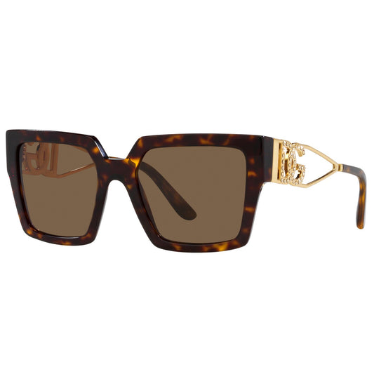 Gafas de sol cuadradas de color liso DG4446B50273 para mujer de Dolce &amp; Gabanna