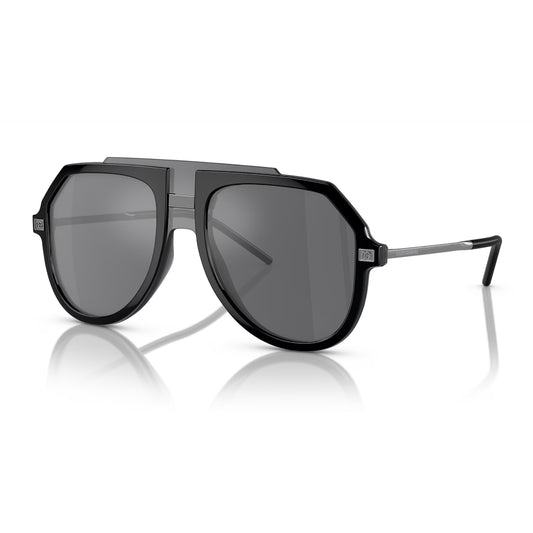 Gafas de sol con espejo estilo aviador DG4452 de Dolce &amp; Gabanna para hombre