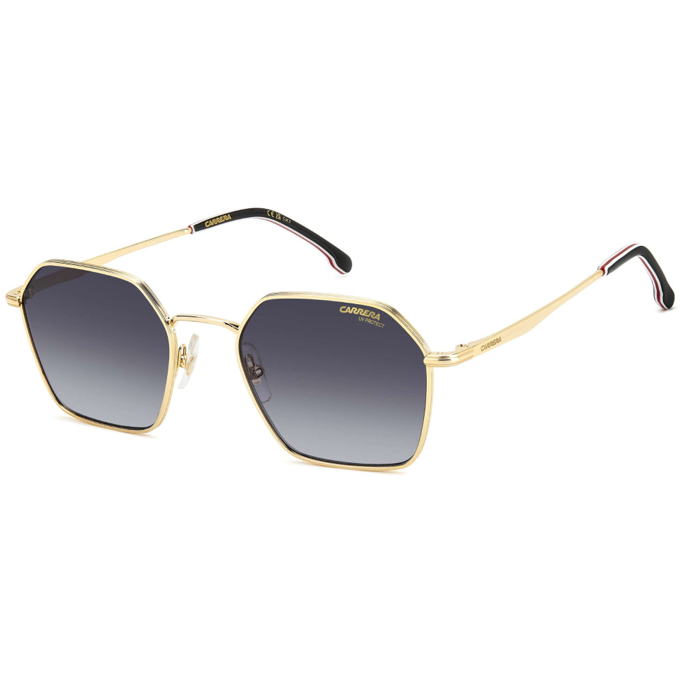 Carrera 334/S Men's Geometric Gradient Sunglasses - Gold/Dark Grey