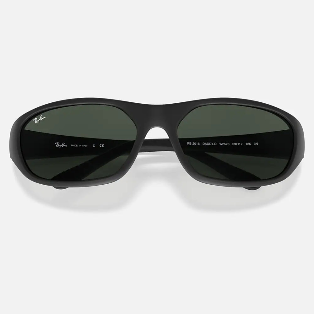 Gafas de sol unisex rectangulares Ray-Ban Daddy-O II, color verde