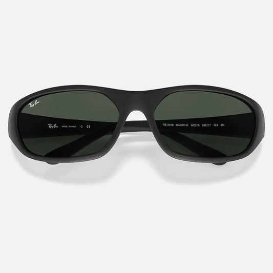 Gafas de sol unisex rectangulares Ray-Ban Daddy-O II, color verde