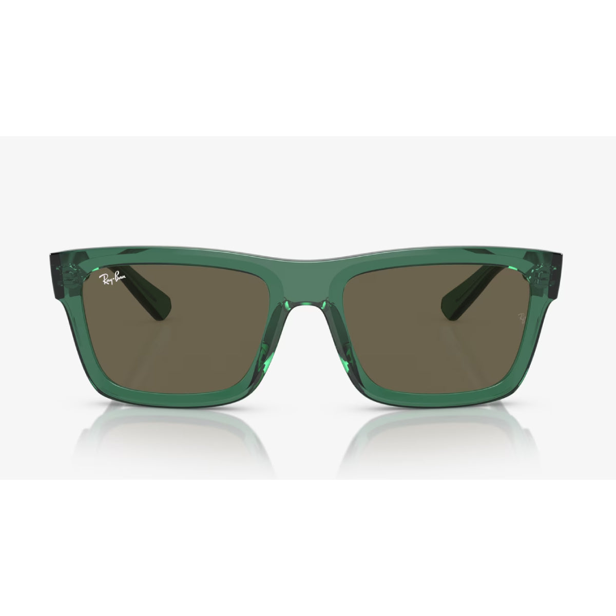 Gafas de sol unisex Ray-Ban Warren Bio-Based RB4396 rectangulares de color liso