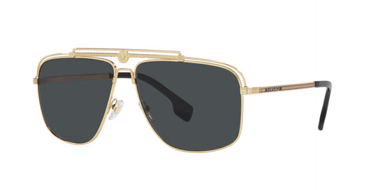 Gafas de sol doradas para hombre de Versace 