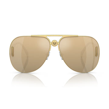 Versace Unisex VE2255 Pilot Mirrored Sunglasses