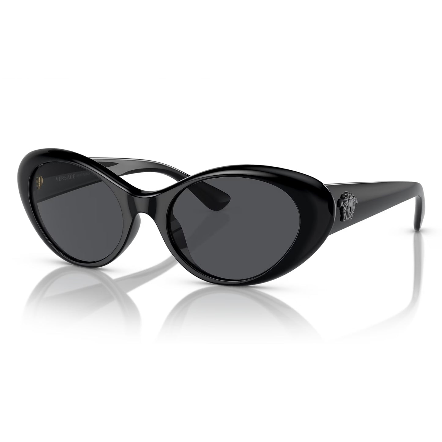 Versace Women's VE4455U Oval Solid Color Sunglasses