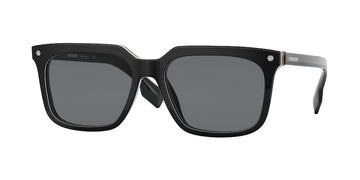 Burberry Carnaby Men's BE4337 Square Solid Color Sunglasses - Curacao