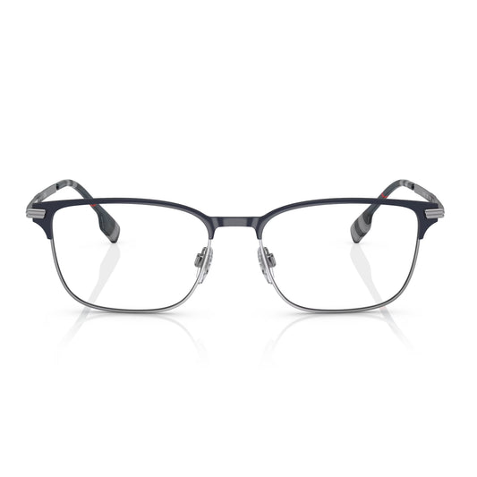 Gafas de sol rectangulares Burberry Malcolm para hombre, color azul