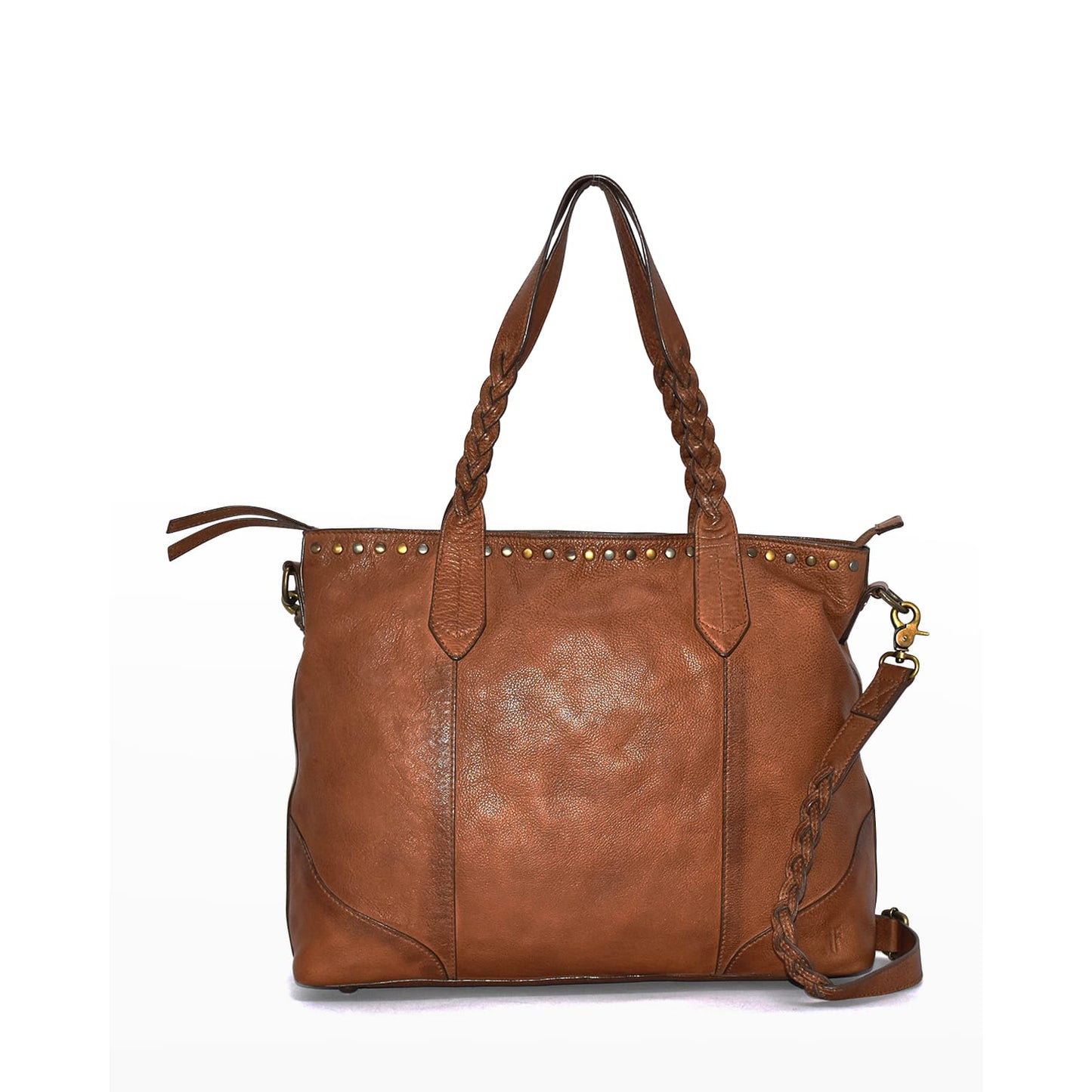 Frye 17" Soraya Shopper Tote Handbag in Leather - Cognac