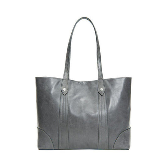 Frye 11" Melissa Shopper Bag in Luxe Antique Leather - Carbon