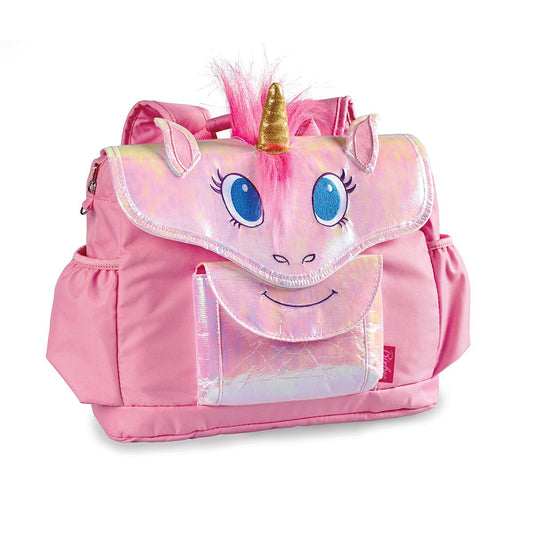 Mochila pequeña Bixbee Unicorn de 10" - Rosa