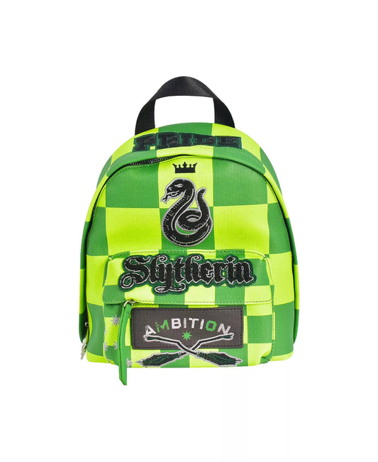 Mochila para mujer de la casa Slytherin de Fred Segal X Harry Potter Checker - Verde