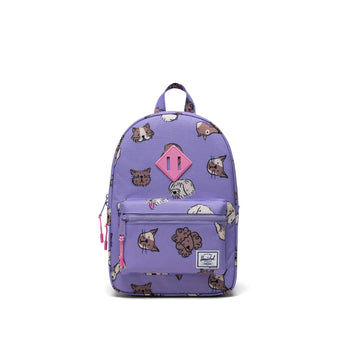 Mochila Herschel Heritage Kids &amp; Pets de poliéster, color morado
