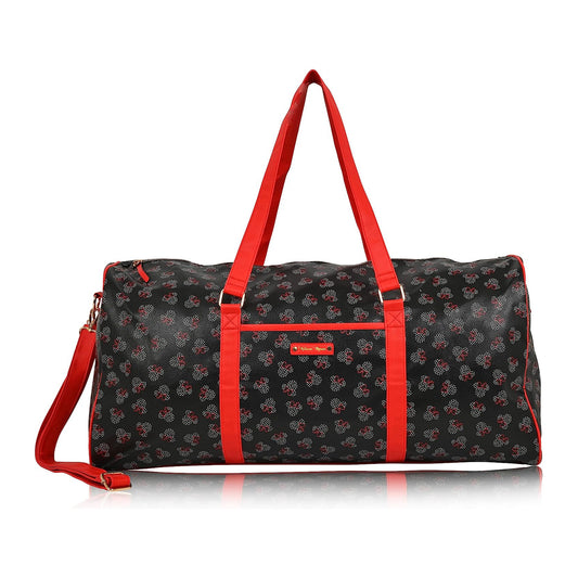 Bolsa de viaje con diseño de Minnie Mouse de Disney, color negro