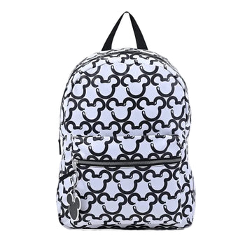 Disney 16" Minnie Mouse Double Strap Shoulder Backpack in Vinyl - White Mickey