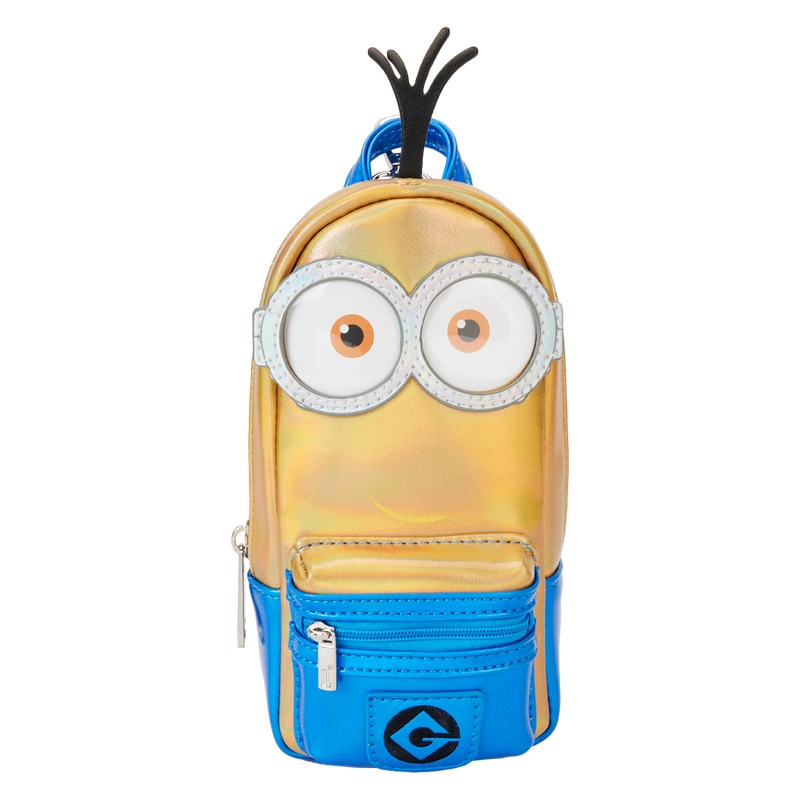 Estuche para lápices con mochila pequeña iridiscente para cosplay de los Minions de Despicable Me de Loungefly