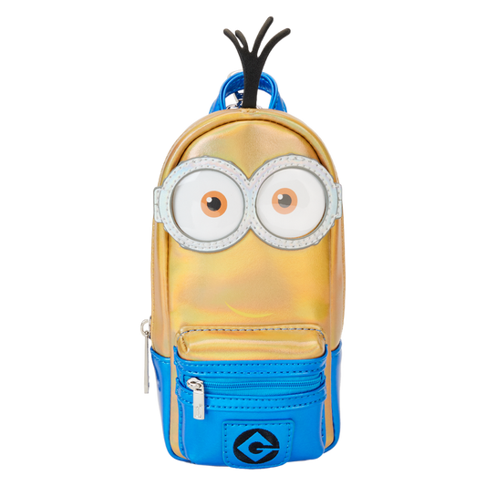 Estuche para lápices con mochila pequeña iridiscente para cosplay de los Minions de Despicable Me de Loungefly