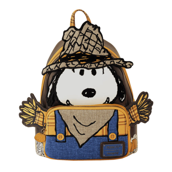 Loungefly Peanuts Snoopy Scarecrow Cosplay Mini Backpack– Curacao