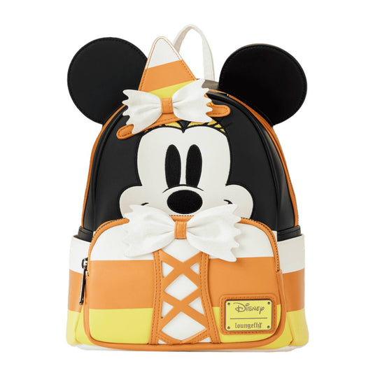 Loungefly Disney Minnie Mouse 10.5" Candy Corn Cosplay Mini Backpack