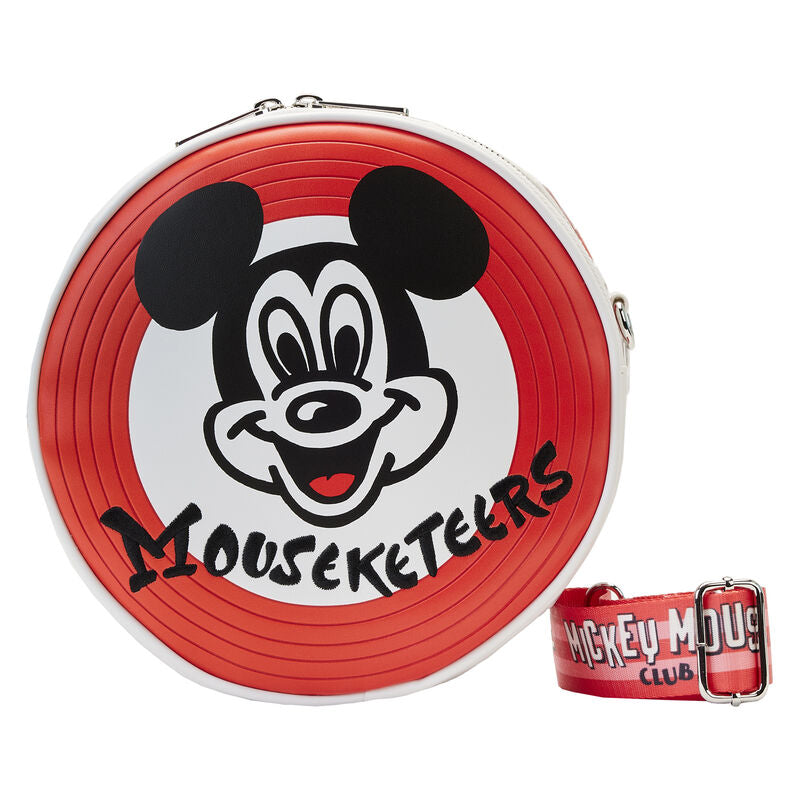 Loungefly Disney 100 Mickey Mouseketeers Crossbody Bag with Ear Holder