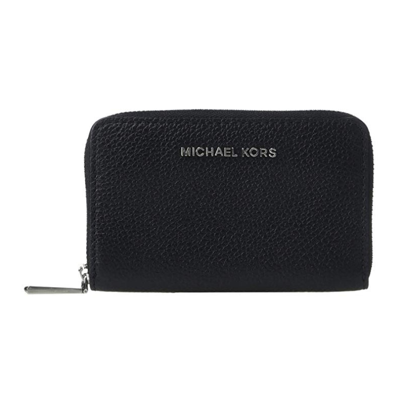 Michael Kors Small Pebbled Leather Wallet - Black