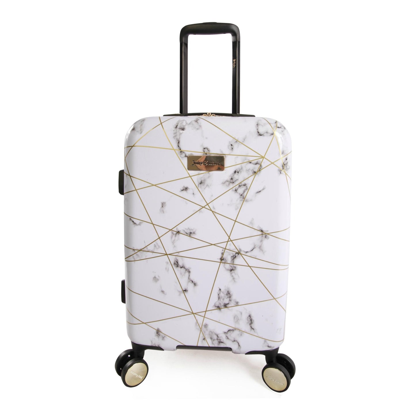 Juicy Couture Vivian 21" Spinner Luggage with Top and side handles - Marble Web