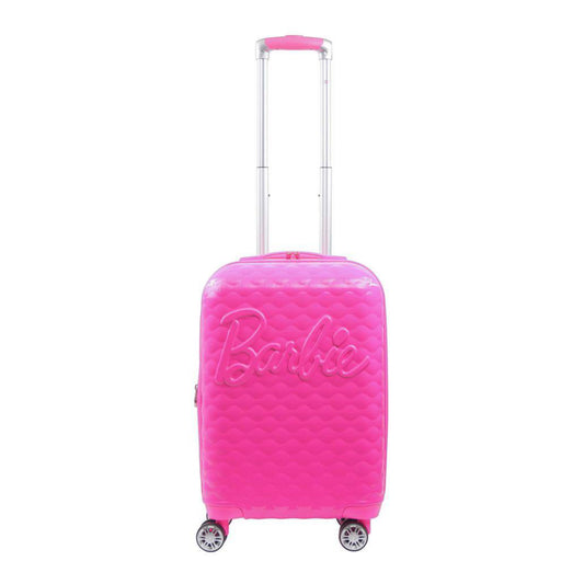 Ful Matel Barbie 22.5" 3D Quilted Carry-On Luggage - Pink