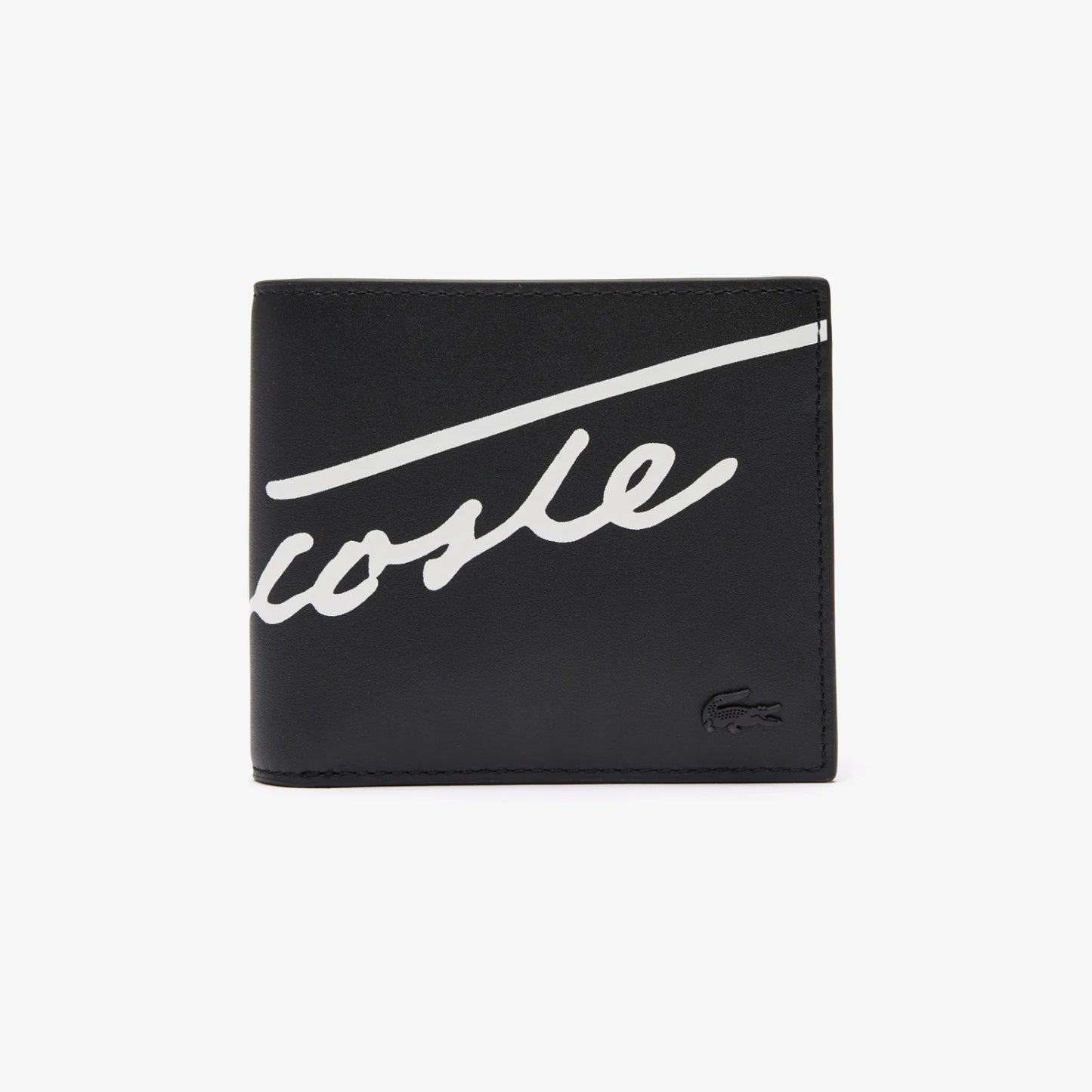 Lacoste Fitzgerald Medium Billfold Wallet - Black