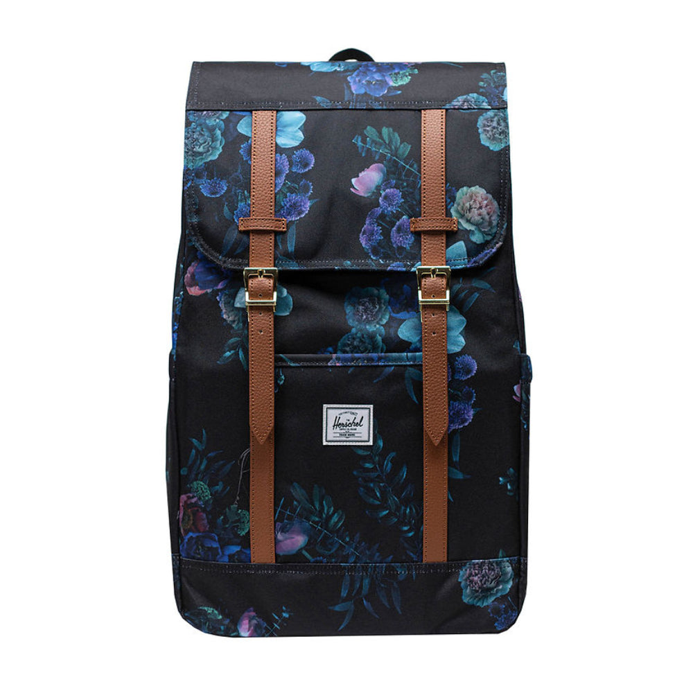 Mochila Herschel Retreat de 23 l con diseño floral de noche