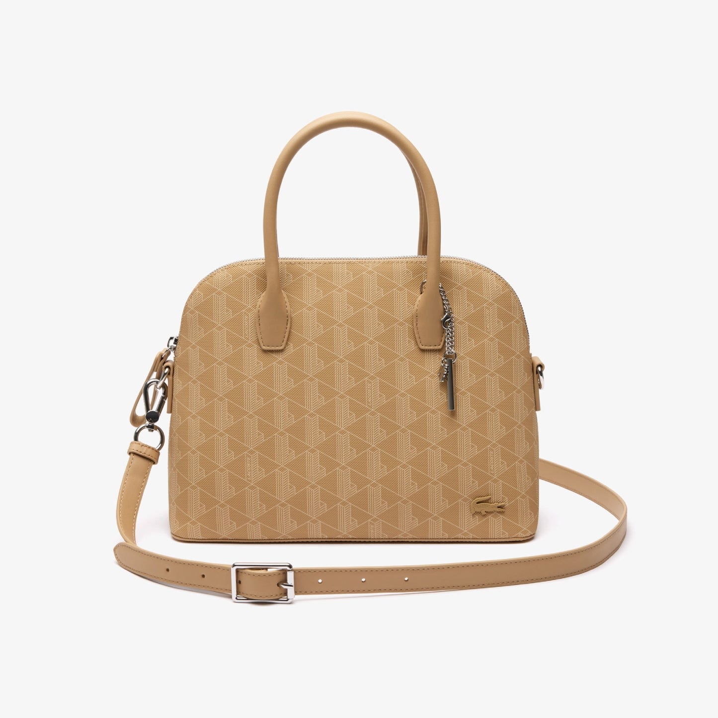 Lacoste Monogram Bugatti Bag - Viennois Beige