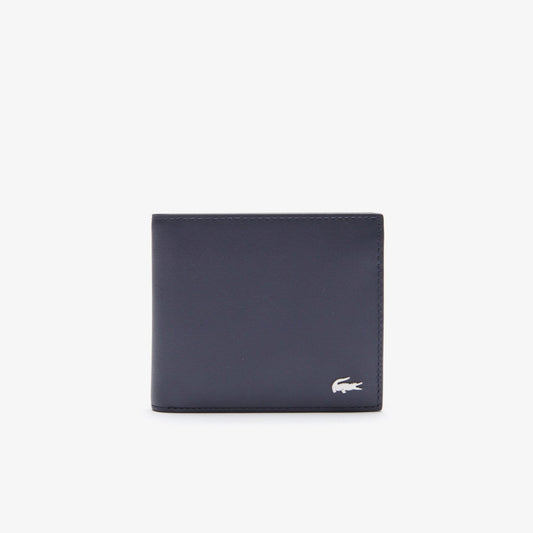 Lacoste FG Compact Leather Billfold - Blue