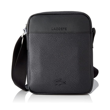 Lacoste City Court Vertical Camera Bag, Black