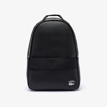 Lacoste Practice Leather Backpack - Black