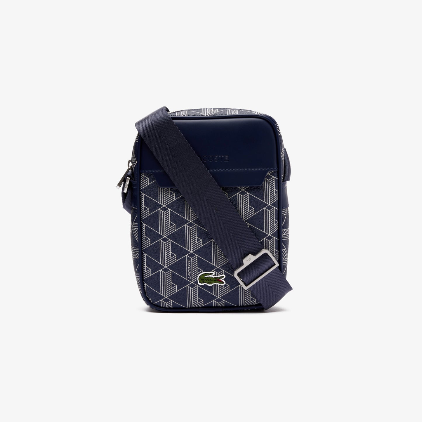 Lacoste The Blend Keychain Feature Shoulder Bag - Navy Blue