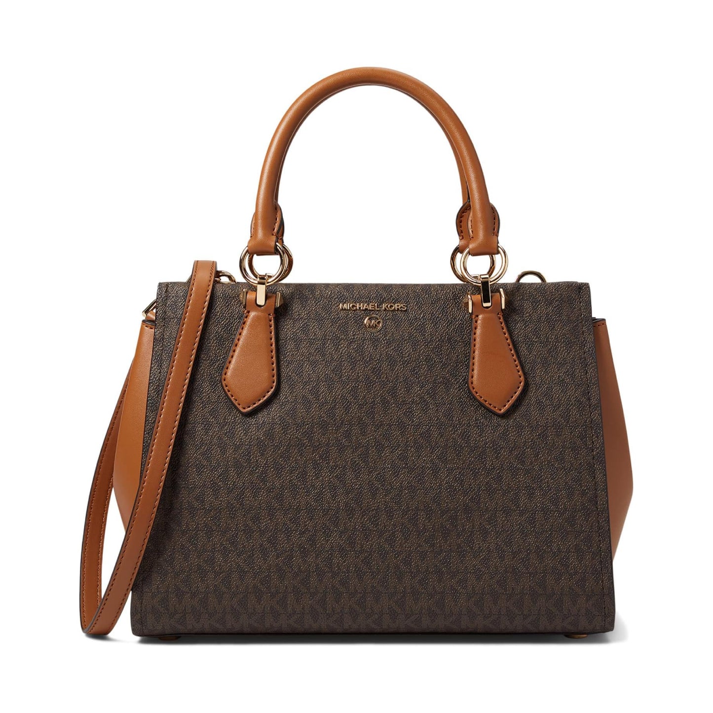 Michael Kors Marilyn Medium Satchel - Brown/Acorn