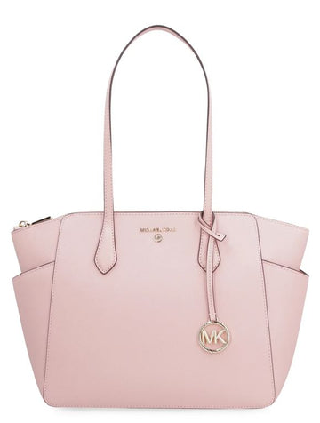 Bolso de mano mediano con cremallera superior Marilyn de Michael Kors - Rosa claro
