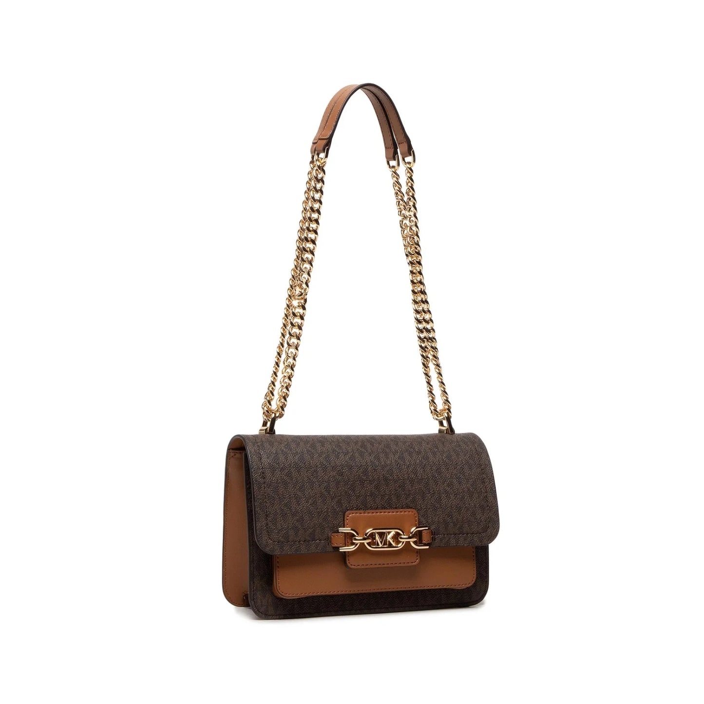 Michael Kors Heather Large Shoulder Bag - Brown/Acorn