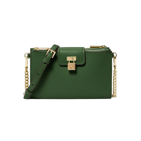 Michael Kors Ruby Small Saffiano Leather Crossbody Bag - Amazon Green