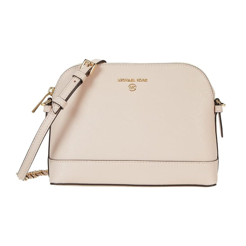 Bolso bandolera grande con forma de cúpula Jet Set Charm de Michael Kors, rosa suave