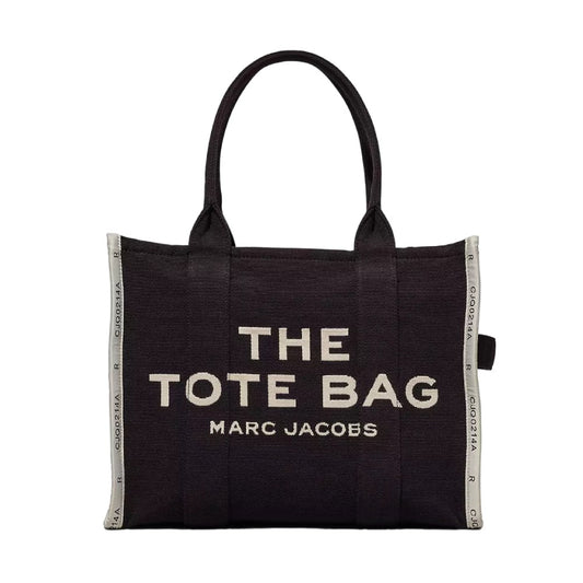 Bolso tote mediano Jacquard de Marc Jacobs, color negro