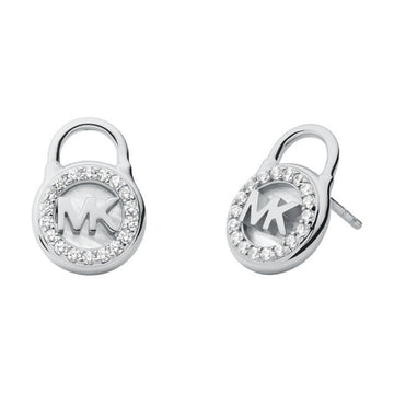 Pendientes con cierre de nácar para mujer de Michael Kors en plata de ley