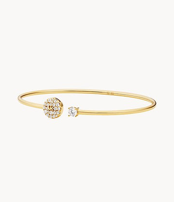 Michael Kors Women's Flex Bracelet in 14K Gold-Plated over Sterling Silver