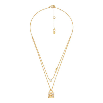 Michael Kors Women's Zirconia Necklace in Sterling Silver